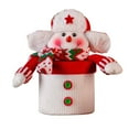 thumbnail image 2 of Rewenti Christmas Decorations Large Capacity Knitted Fabric Elderly Figures Candy Boxes Christmas Bags Home Decor, 2 of 3