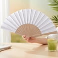 thumbnail image 3 of Vjnyvs Folding Hand Fan Portable Performance Fan Spanish Handheld Fan for Dancing Wedding Party Props Decorations, 3 of 7