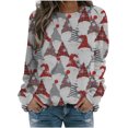 thumbnail image 2 of Pntutb, camisas informales de manga larga para mujer, sudadera de cuello redondo con estampado navideño, jersey de cuello redondo, tops tipo túnica Pntutb Pntutb-294, 2 of 5