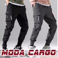 thumbnail image 2 of Pantalón Casual Bolsas Cargo Jogger Cómodo De Moda 1215 S, 2 of 8