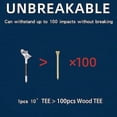 thumbnail image 3 of New Golf Tees Durable Golf Tee 10 Degree Tilt Design Reduces Rotation Zero Drag More Resistant To Play For Golfers Practice, 3 of 5