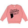 thumbnail image 2 of Inktastic Someone in Indiana Loves Me Toddler Sweatshirt, 2 of 4