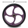 thumbnail image 6 of Top Glides Vortex Universal 7 Inch Walker Wheel Kit, Wheels Only, Purple, 6 of 6