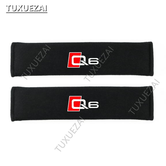For Audi Q6 car seat belts interior seat belt cover safety cover 2PCS Car Seat Belt Cover Pad Auto Accessories