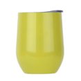 thumbnail image 2 of Vaso De Vacío De Doble Pared De Vino De Acero Inoxidable Con Aislamiento 12 Oz Amarillo X2 Sunnimix Vaso de vino de acero inoxidable, 2 of 8