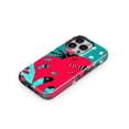 thumbnail image 3 of DesignSkinz Scratch-Resistant Hard Slim Case Compatible with iPhone 16 Pro Max (Compatible with MagSafe) - Red and Teal Tropical Plants, 3 of 9