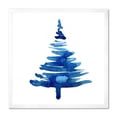 thumbnail image 3 of Designart Blue Winter Christmas Tree Ii Traditional Framed Wall Art, 3 of 4