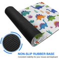 thumbnail image 6 of Long Mouse Pads for Desk,Bright Colored Dinosaur and Leaf Pattern Desk Mats on Top Of Desks, Desk Mouse Pad Extra Large with 3mm Non-Slip Base and Stitched Edge for Gaming,Office,Work,Home 31.5"x15.7", 6 of 6