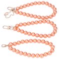 thumbnail image 1 of Pulsera De Perlas, Hebras De Cuentas De Perlas Con Cabeza De Hebilla De Metal 3 Piezas 12 Mm Para Bolsa Para Llavero Para Automóvil Cergrey Rosa, 1 of 8