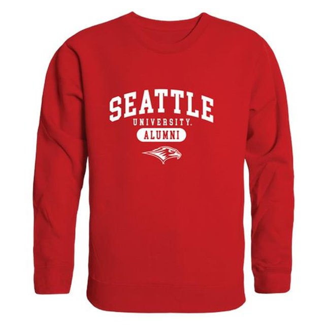 W Republic 560-378-RED-05 Men Seattle University Redhawks Alumni Fleece, Red - 2XL