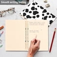 thumbnail image 4 of FORMRS 1-Subject Spiral Notebook 8" x 5" College Ruled 60 Refillable Sheet A5 Hard Cover, Cow Spots, 4 of 7