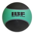 thumbnail image 4 of Iron Body Fitness Medicine Ball Set, 2-Piece Set with 6 lb and 12 lb Rubber Exercise Balls, 4 of 7
