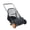 Black + orange, variant on Push Lawn Sweeper, 21inch Leaf & Grass Collector, Heavy Duty Thickened Steel Durable Manual Leaf Sweeper to Use with Large Capacity 3.5 Cu. ft. Mesh Collection Hopper Bag, 2 Spinning Brushes