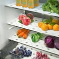 thumbnail image 1 of Non-Slip Refrigerator Liners Roll, Absorbent Fridge Liners Machine Washable Refrigerator Shelf Liners Keep Food Fresh Mats, No Adhesive Shelf Liners & Drawer Liners for Glass Shelves (12inx12ft), 1 of 6