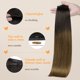 thumbnail image 4 of Extensiones de cabello humano real DOORES con clip, 40-55 cm, 110 g, 4 of 9
