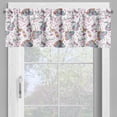 thumbnail image 2 of Ambesonne Cartoon Valance Pack of 2, Bunny Unicorn Heart Flower, 54"X12", Pink and Blue Grey, 2 of 5