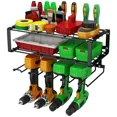 thumbnail image 3 of Hand Power Tool Organizer Rack Wall Mounted Floating Tool Shelf Electric Drill Holders Heavy Duty for Workshop Garage Tool Rack PURPLE, 3 of 6
