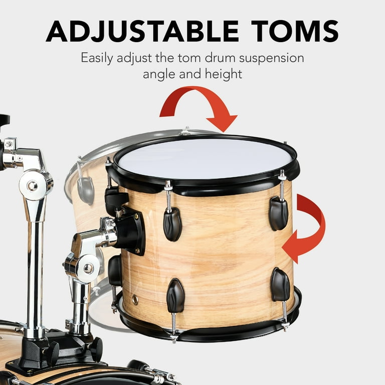 Best Choice Products 5-Piece Beginner Drum Set w/ Snare, Bass