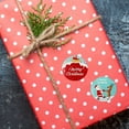 thumbnail image 4 of Wrapables Christmas Stickers Label Roll, Holiday Stickers for Sealing Cards, Envelopes, Gift Boxes, Festive Party Favors (500pcs), Red & White, 4 of 6