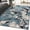 Blue, variant on Luxe Weavers Modern Abstract Marble Swirl Blue 6x9 Area Rug, Indoor Carpet