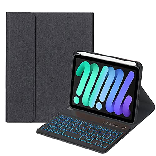 CWNOTBHY iPad Mini 6 Keyboard Case 2021, Backlit Detachable Wireless
