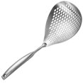 thumbnail image 1 of Stainless Steel Mesh Strainer, Kitchen Draining Spoon with Hanging Holes and Handle(Silver), 1 of 5