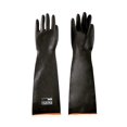 thumbnail image 1 of Guantes químicos PACIFIC PPE de látex de alta resistencia, 22 cm, 1 par, 1 of 9