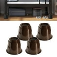 thumbnail image 1 of Elevadores de mueble Elevadores de , Elevadores de sofá/silla, Almohadilla EVA antideslizante, Patas de muebles de plástico resistente de Elevador de 5 pulgadas Yotijar Elevadores de cama, 1 of 9