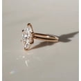 thumbnail image 4 of Cora Jewellery 2.5CT Marquise Moissanite Solitaire Engagement Ring For Women, 10K Rose Gold, 4 of 6