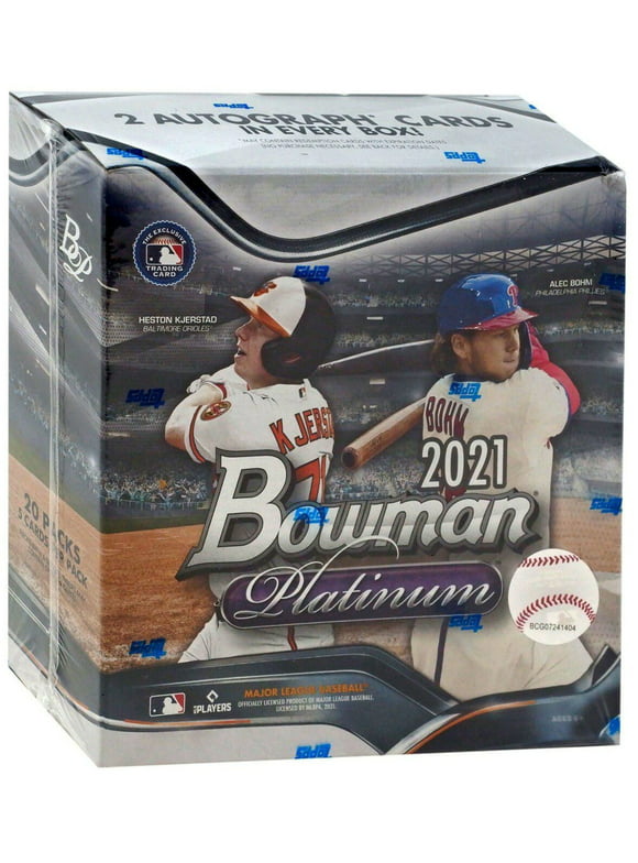 21 Topps Bowman Platinum Baseball Mega Box Trading Cards