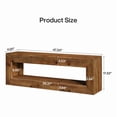 thumbnail image 5 of Tribesigns 47" Solid Wood TV Stand for 32/43/55" TVs, Farmhouse TV Console with Storage, Low Media Console Television Stands for Living Room, Bedroom, 5 of 11