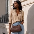 thumbnail image 7 of GAEKEAO Crossbody Bags for Women Floral Travel Crossbody Purses Leather Handbags Medium Shoulder bag with Adjustable Strap, 7 of 7