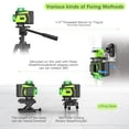 thumbnail image 4 of Line Laser Level MBYULO 16, autonivelante de 360° con 2 baterías, 4 of 9