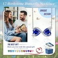 thumbnail image 2 of Juwaliy Infinity Heart Butterfly Necklace December Birthstone Tanzanite Blue Pendant Women Jewelry Daughter Grandma Wife Christmas Birthday Gifts, 2 of 10