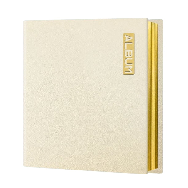 Álbum de fotos de boda Cateissary PU A4 Beige