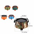 thumbnail image 4 of stanreset Fishing Bucket Folding Barrels Carrier Bag Fine Workmanship Long-lasting Multifunctional Wear-resistance Polyester Green, 4 of 6