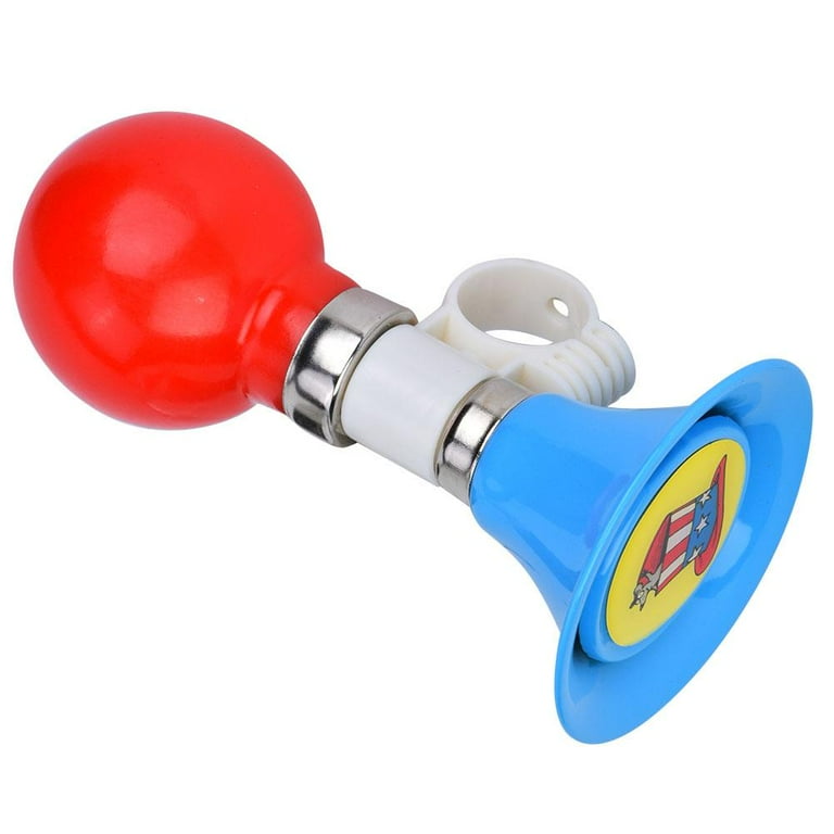 Tebru Children Bicycle Horn Metal Rubber Loud Children Bicycle Kids Bike Horn Warning Bell for Boys Girls Accessory Children Bicycle Bell