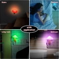thumbnail image 6 of ABCISI 8 Pack Mushroom Night Light Plug in Lamp, 7 Color Changing LED Mushroom Shaped Nightlight Lamp Cute Light Sensor Wall Lamps for Room Decoration, Adults Gifts, 6 of 7