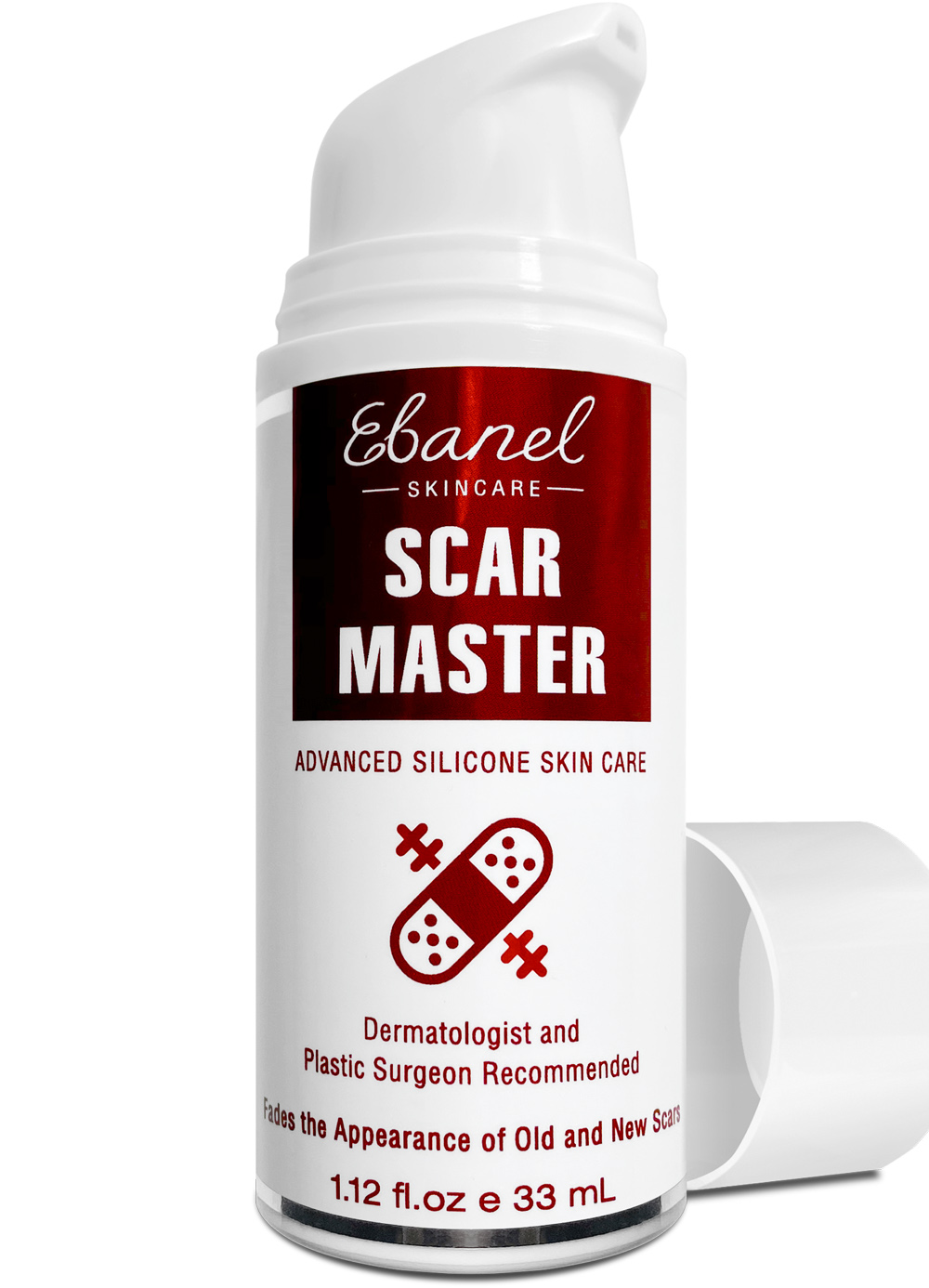 Ebanel Advanced Silicone Scar Gel, 1.12 Oz Scar Removal Cream for Old