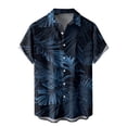 thumbnail image 4 of Camisas hawaianas con estampado 3D de rana para hombre, camisas holgadas de manga corta de gran tamaño, informales, para playa, con botones, ropa, 4 of 5