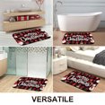 thumbnail image 2 of 1pc Merry Christmas Absorbent Non-Slip Bathroom Thickened Flannel Rug Decor,Soft,Quick Drying,Suitable For Indoor/outdoor Use,Bathrooms,Bedrooms,Kitchens,Terrace,Laundry Rooms,16"x24", 2 of 9