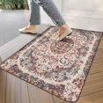 thumbnail image 3 of Retro Door Mat, 17 X 30 Inch Bohemian Vintage Pink Carpet Welcome Doormat Decorative Home Floor Mat, Non Slip Rubber Back and Strong Water Absorption for Outdoor Indoor Entrance Decor, 3 of 6