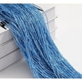 thumbnail image 1 of Nvzi 2 cortinas de lentejuelas para puerta, cortinas de hilo para puerta, 39 x 79 pulgadas, para colgar en armario, dormitorio, persiana, sin cuentas, decorativas con cuentas, azul, 1 of 4