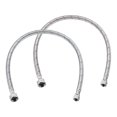 thumbnail image 1 of Uxcell 2-Pack 24 Pulgadas Conector de Manguera de Grifo, Conector de Rosca Femenina 9/16" x G1/2 para Baño, 1 of 6