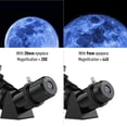 thumbnail image 4 of Telescope, 70mm Aperture 400mm AZ Mount, Fully Multi-Coated Optics, Telescopes for Adults, Telescope for Kids Beginners Astronomy Refractor Telescope Travel Scope with Tripod, Phone Adapter, Backpack, 4 of 8