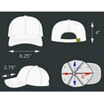 thumbnail image 3 of Zhuge Juego de 2 gorras deportivas ajustadas Baceball, color rosa, 3 of 4