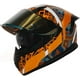thumbnail image 4 of Obsidian Casco de motocicleta para adultos con doble visera de cara completa para moto de calle con Pinlock Ready aprobado por DOT, 4 of 5