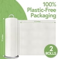 thumbnail image 3 of Jenvita Reusable Paper Towels, Bamboo Paper Towels, 12"X11", 2 Rolls, 3 of 9