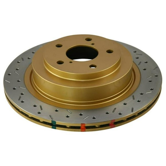 DBA 4653XS Rear Drilled & Slotted 4000 Series Rotor for 2006-2007 WRX & 05-08 LGT