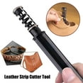thumbnail image 4 of 6" DIY Leather Craft Lacing Lace Cord Maker Design Tool 3 Blades Cutter F4V4, 4 of 9